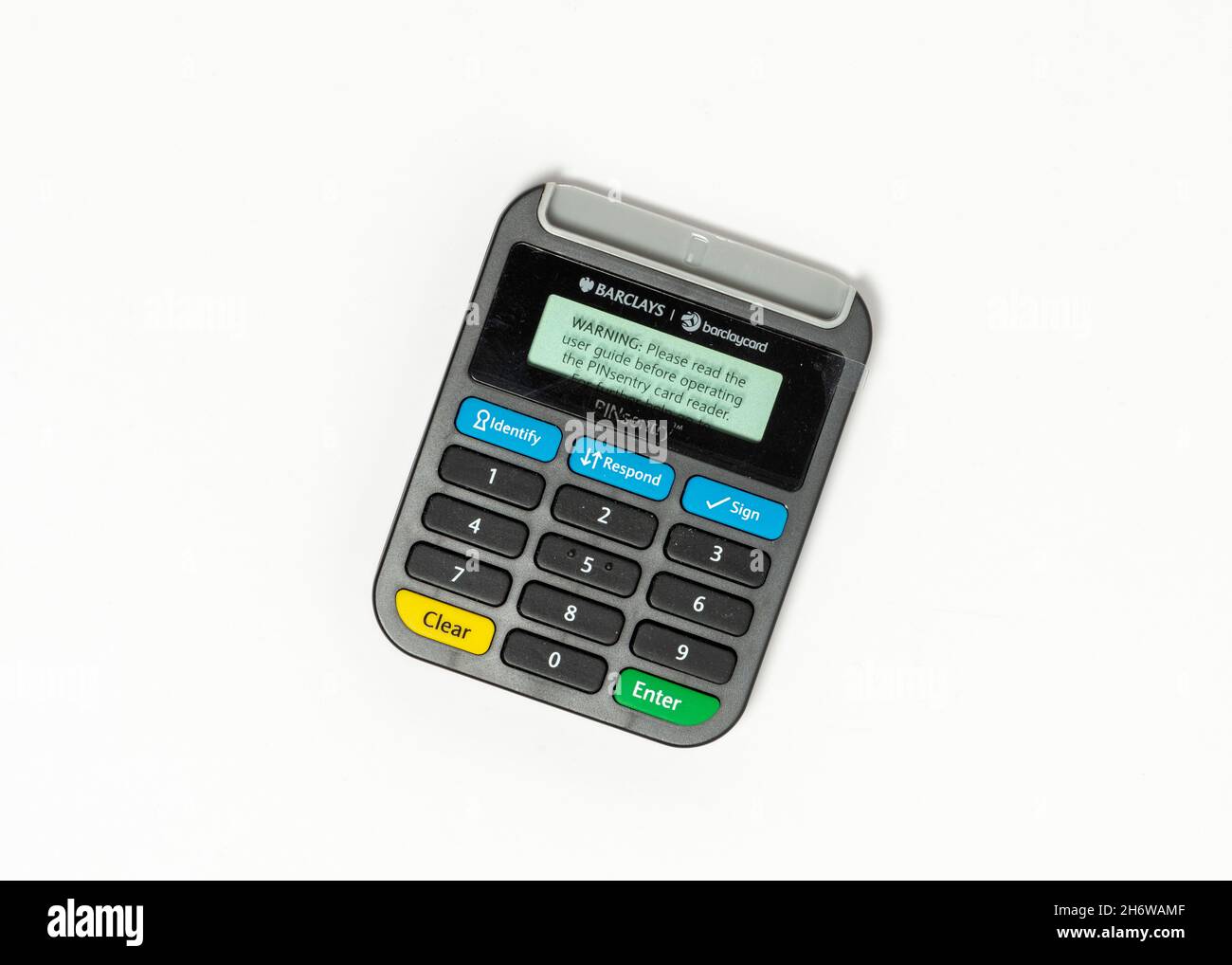 New Pinsentry card reader device by Barclays Bank Stock Photo