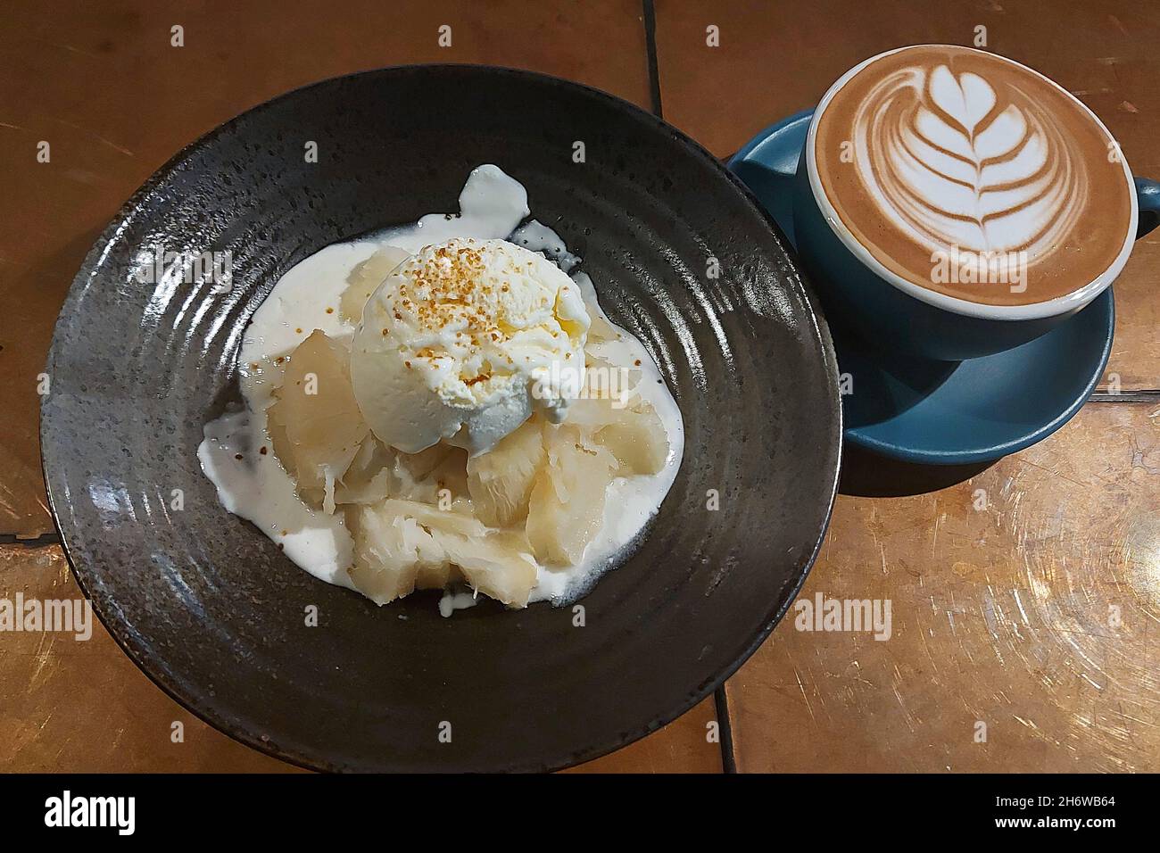 Casava Ice Cream Dessert, Jakarta, Indonesia Stock Photo Alamy