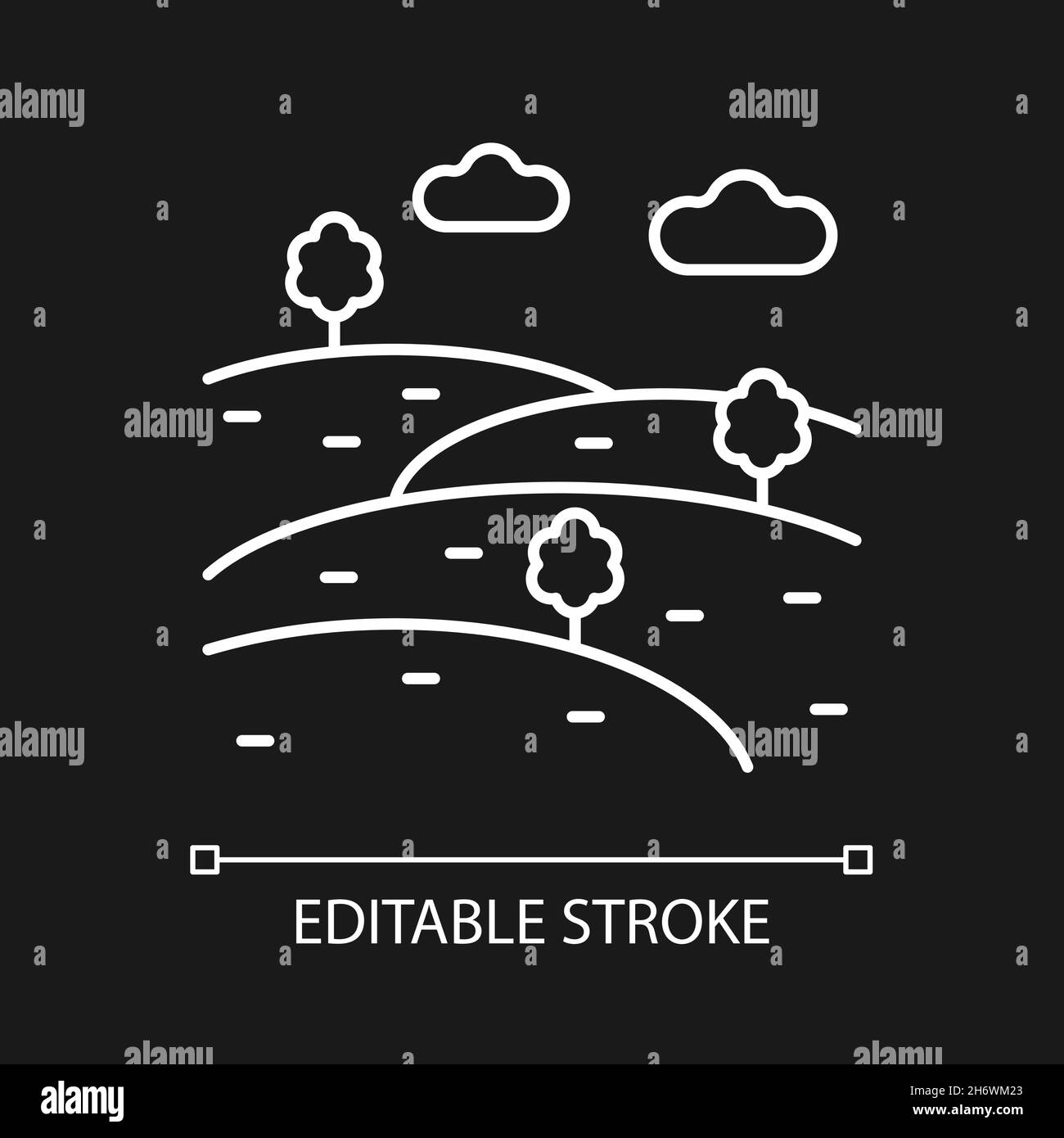 Sloping ground Stock Vector Images - Alamy