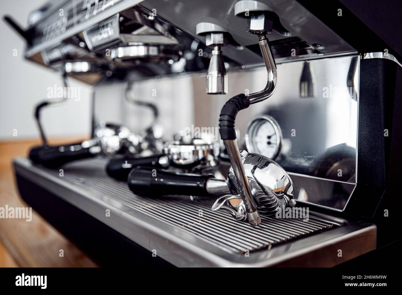 Concept repair and maintenance of automatic coffee machine service, cleaning of parts Stock