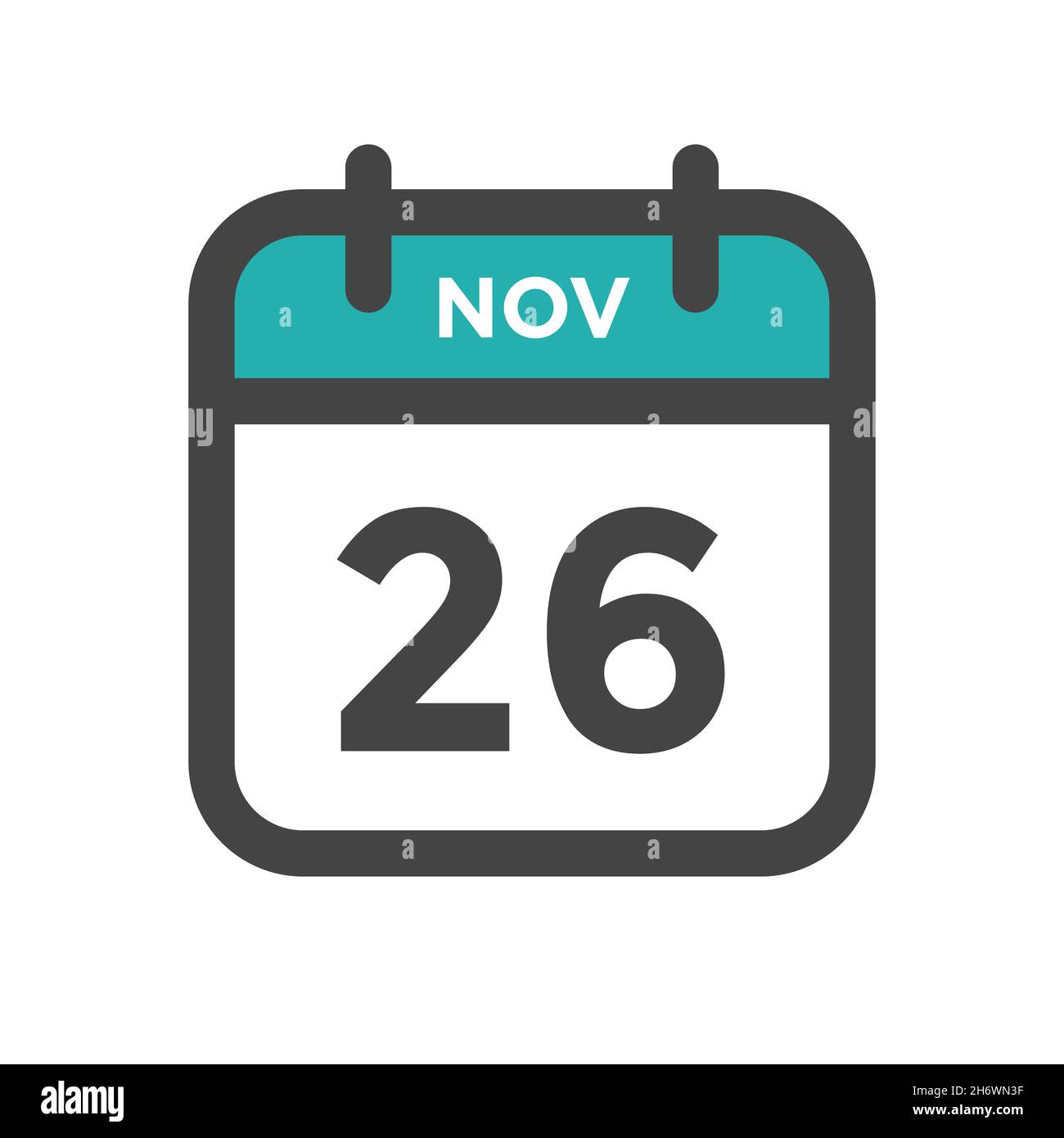 26 date calender hi-res stock photography and images - Alamy