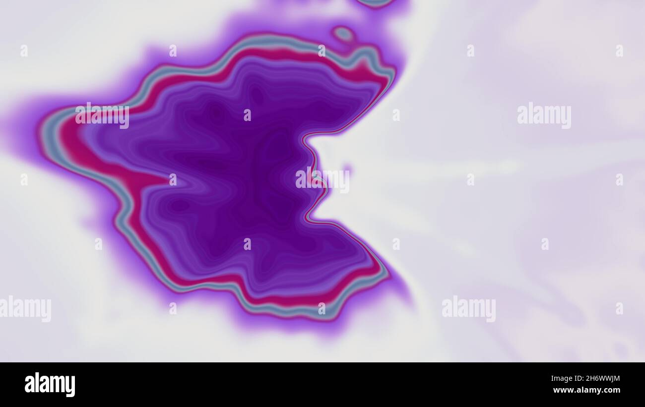 Abstract wave surface with colorful light reflection Stock Photo - Alamy