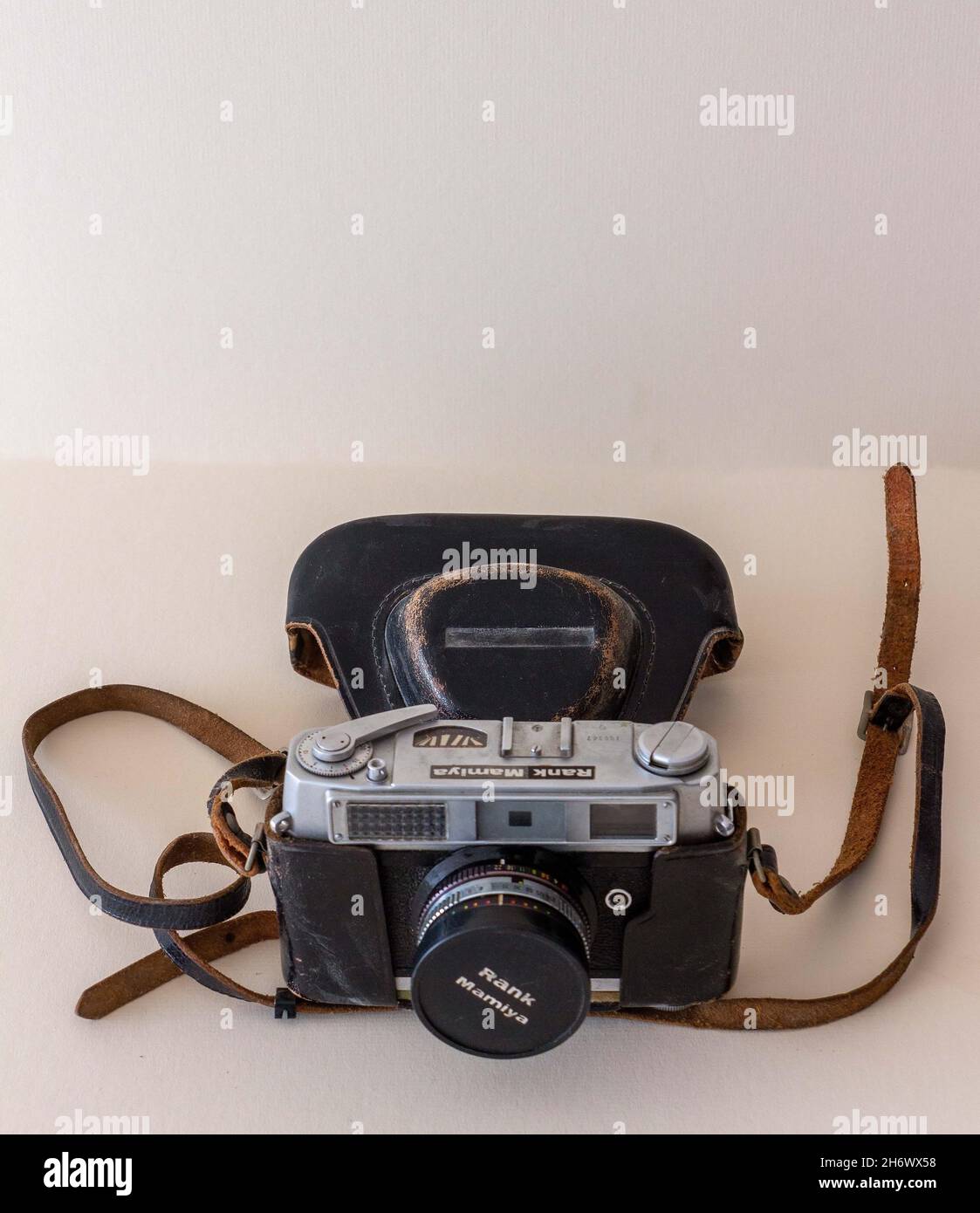 Rank Mamiya 35mm camera from the 1950's era Stock Photo