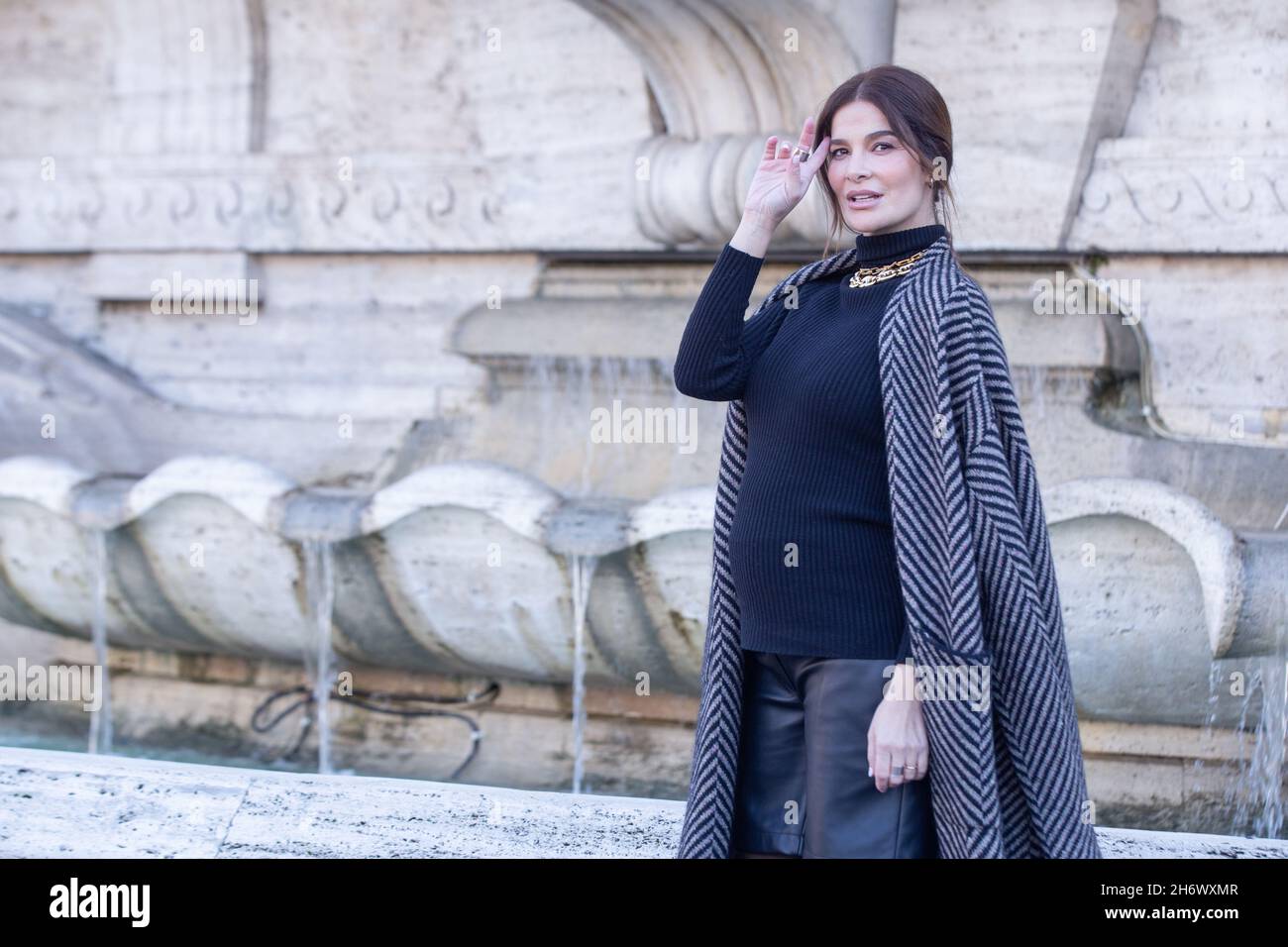 November 18, 2021, Rome, Italy Ilaria Spada attends photocall in Rome