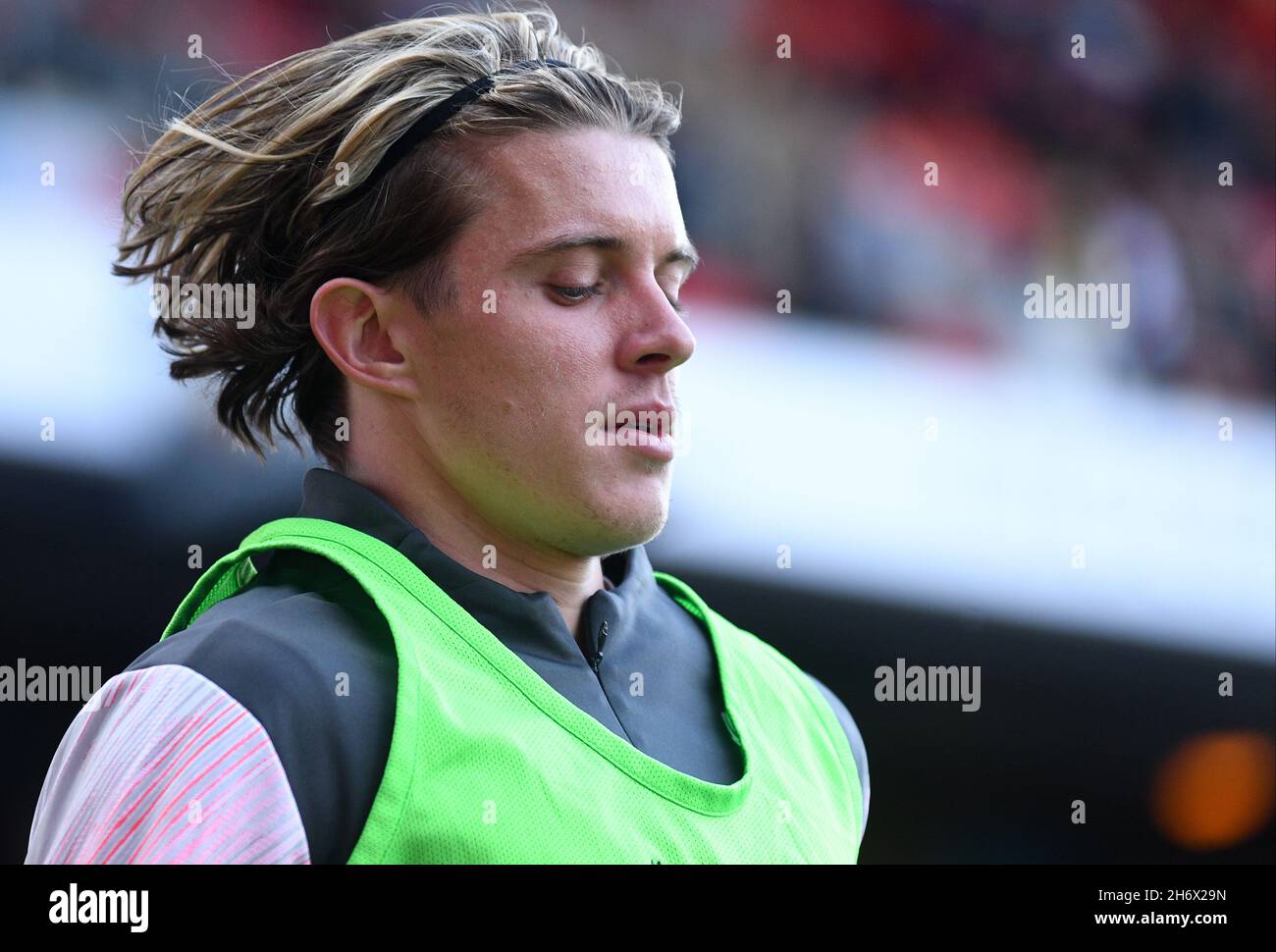 LONDON, ENGLAND - OCTOBER 3, 2021: Conor John Gallagher of Palace pictured ahead of the 2021-22 Premier League matchweek 7 game between Crystal Palace FC and Leicester CIty FC at Selhurst Park. Copyright: Cosmin Iftode/Picstaff Stock Photo