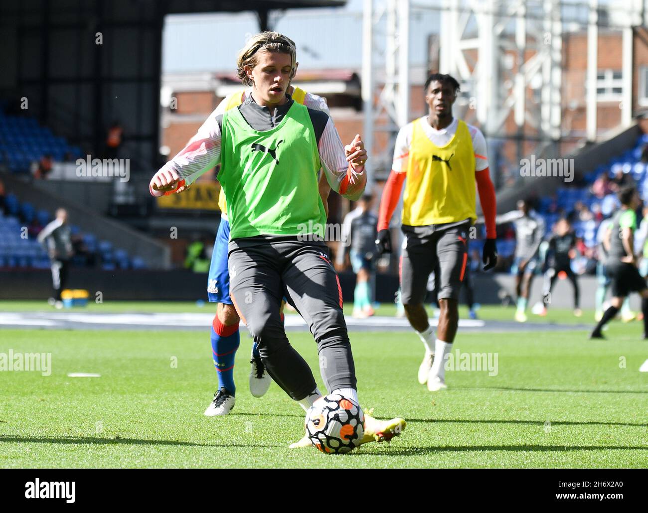 LONDON, ENGLAND - OCTOBER 3, 2021: Conor John Gallagher of Palace pictured ahead of the 2021-22 Premier League matchweek 7 game between Crystal Palace FC and Leicester CIty FC at Selhurst Park. Copyright: Cosmin Iftode/Picstaff Stock Photo