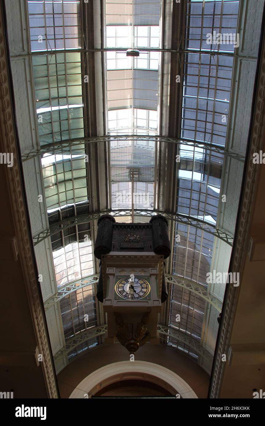 covered gallery (queen victoria building) in sydney in australia Stock