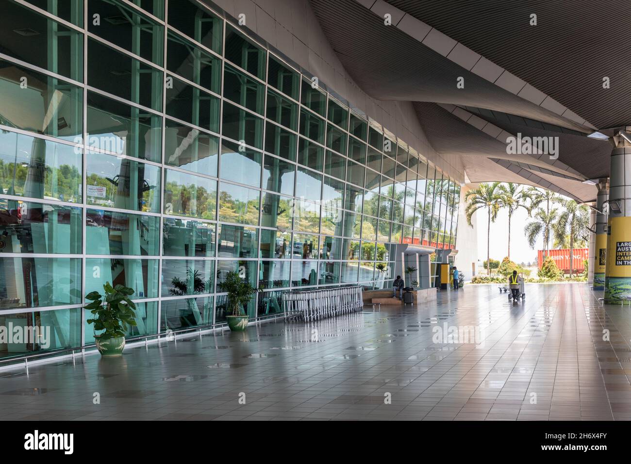 Airport building exterio, Miri, Malaysia Stock Photo