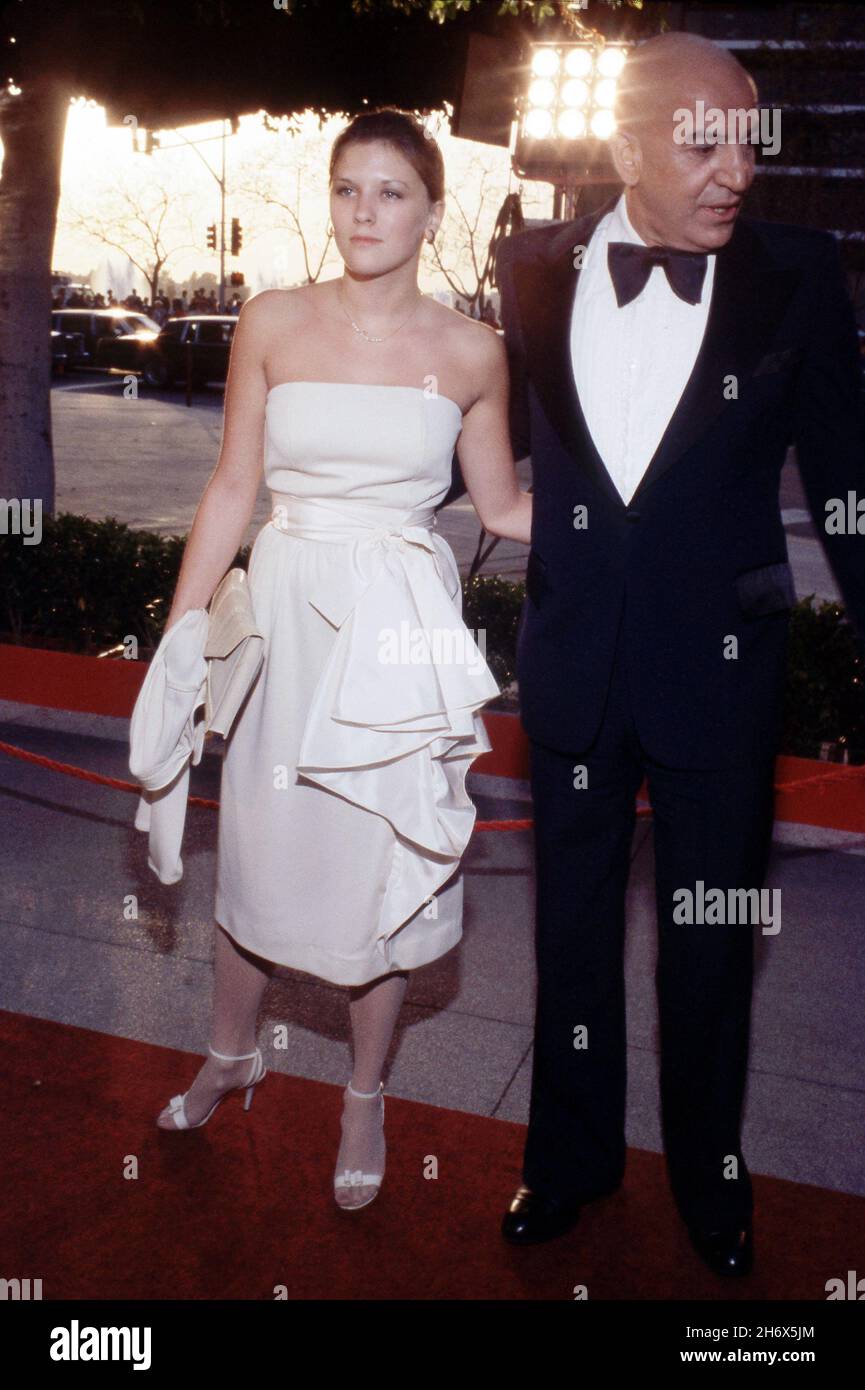 Julie Hovland and Telly Savalas Circa 1980's Credit Ralph Dominguez/MediaPunch Stock Photo Alamy