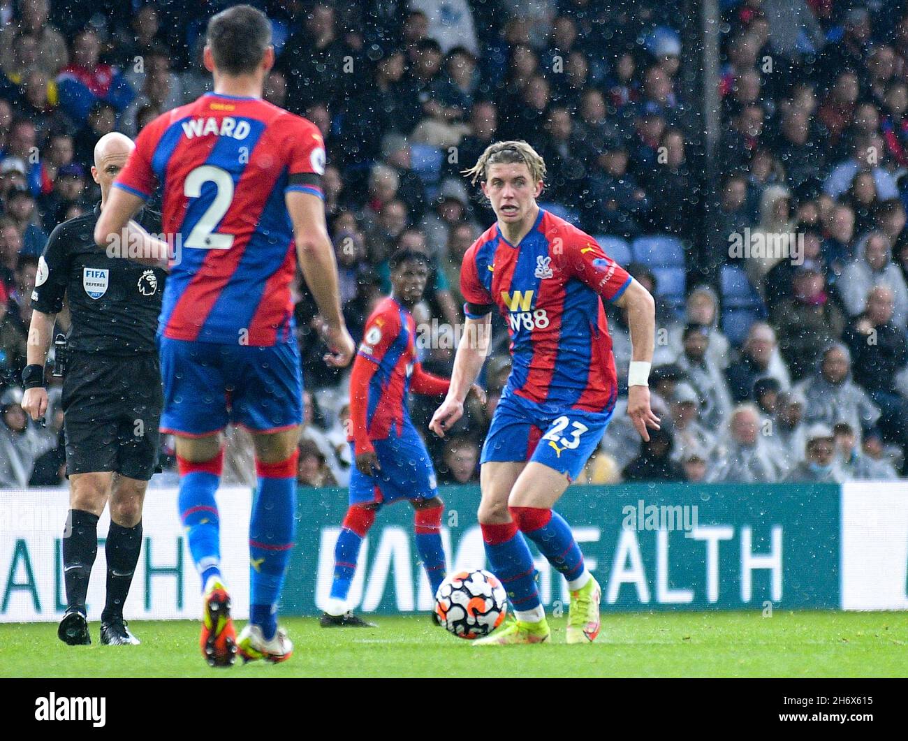 LONDON, ENGLAND - OCTOBER 3, 2021: Conor John Gallagher of Palace pictured during the 2021-22 Premier League matchweek 7 game between Crystal Palace FC and Leicester CIty FC at Selhurst Park. Copyright: Cosmin Iftode/Picstaff Stock Photo