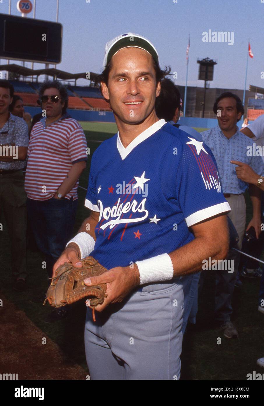 Gregory Harrison at the 30th Annual 'Hollywood Stars Night' Celebrity Baseball Game on August 20, 1988 at Dodger Stadium in Los Angeles, California Credit: Ralph Dominguez/MediaPunch Stock Photo