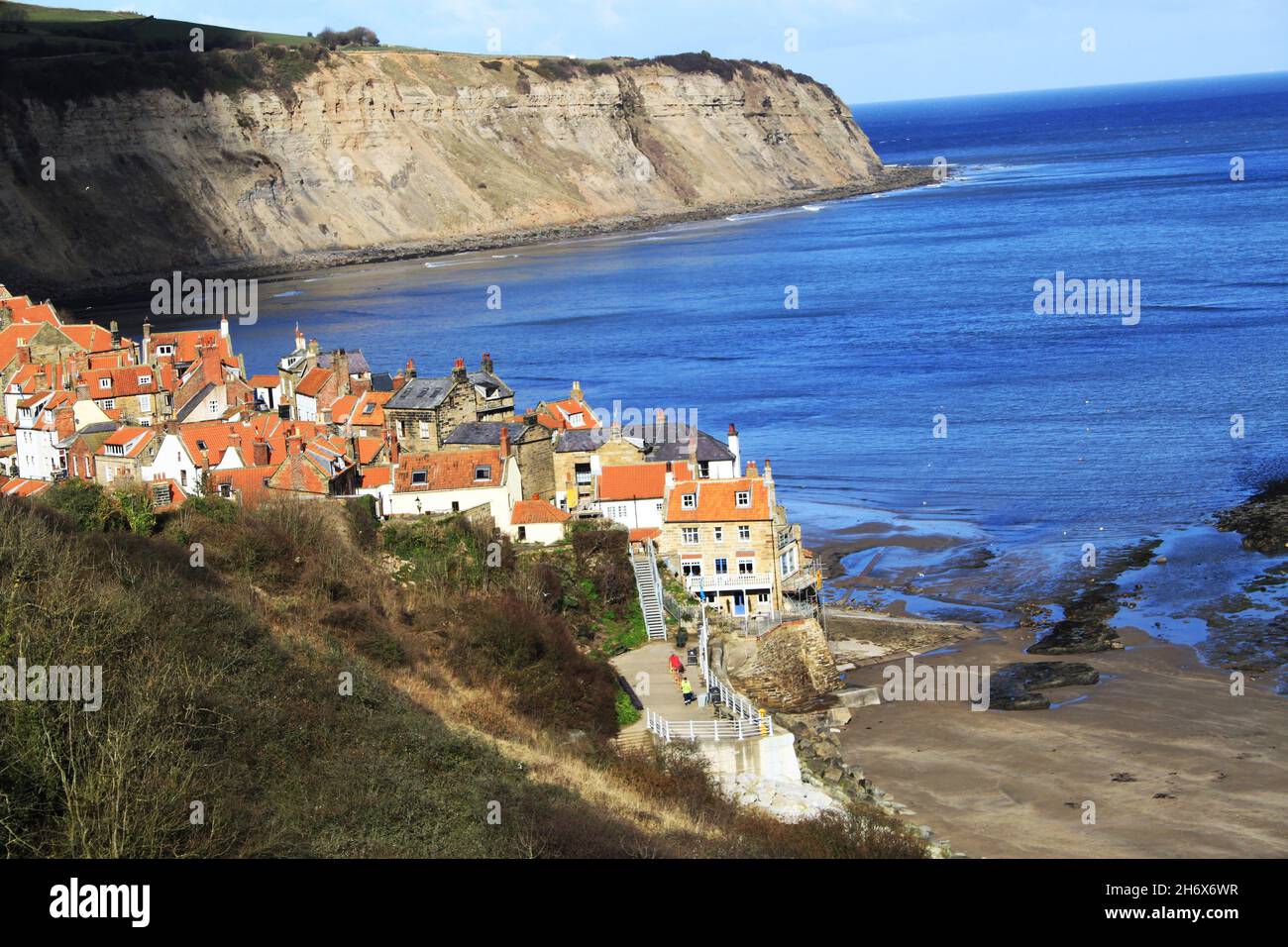 Robin Hoods Bay England Stock Photo Alamy