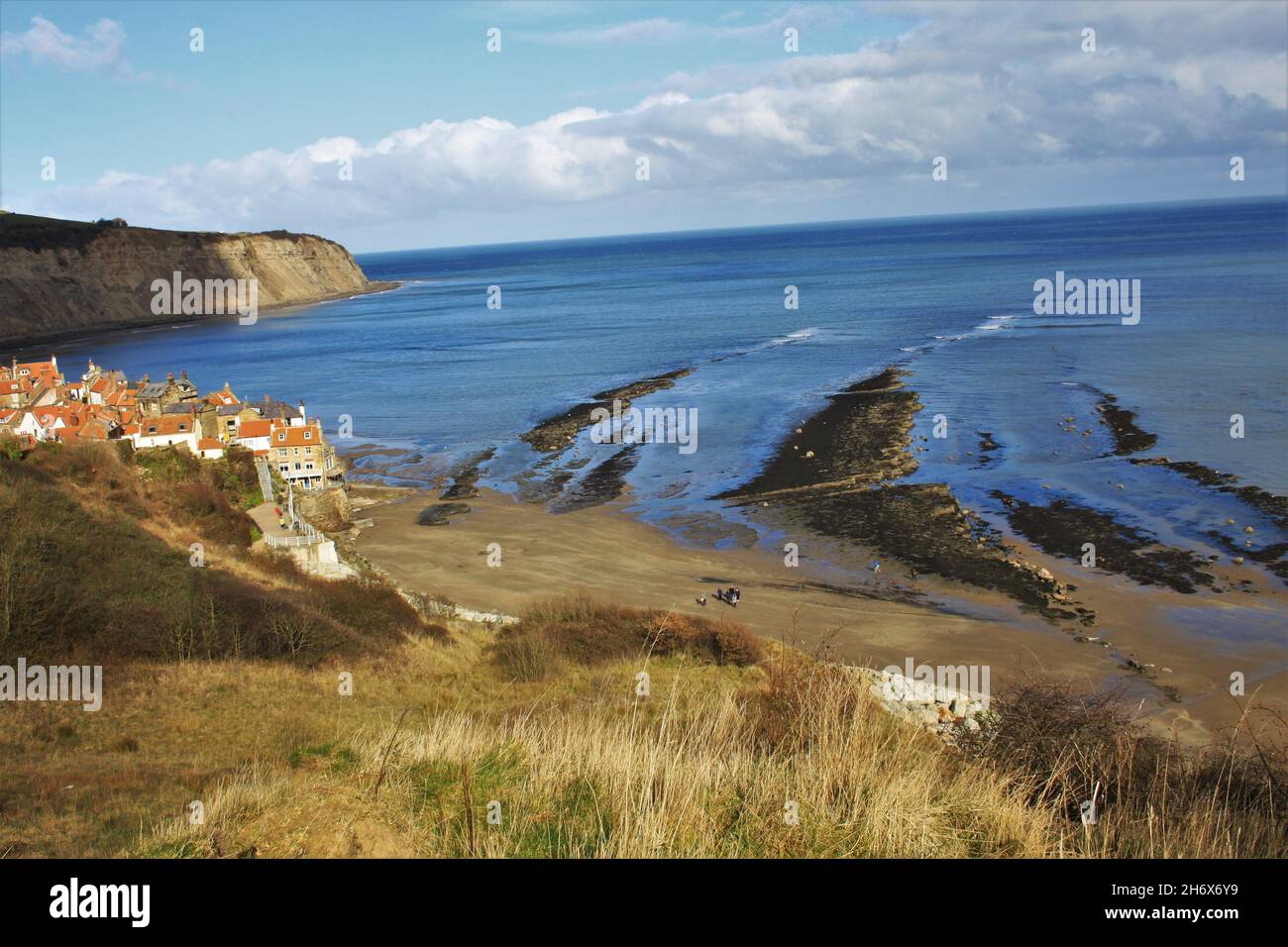 Robin Hoods Bay England Stock Photo Alamy