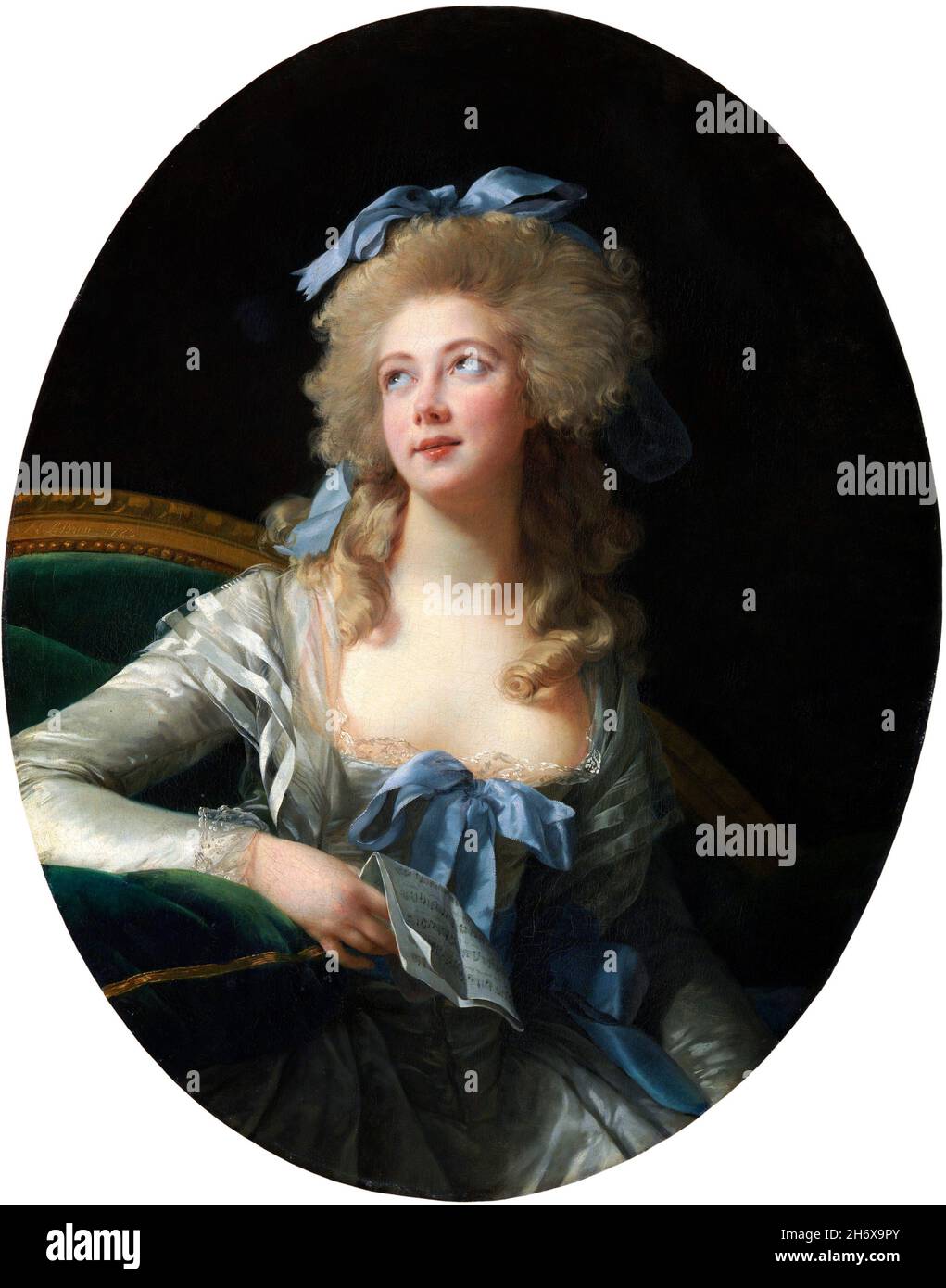Madame Grand (Noël Catherine Vorlée, 1761–1835) by Élisabeth Vigée Le Brun, oil on canvas, 1783 Stock Photo