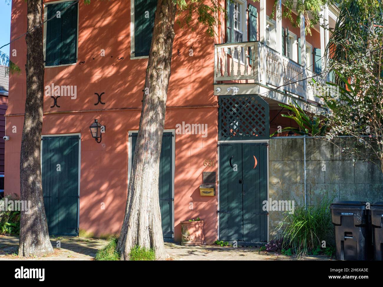 NEW ORLEANS, LA, USA NOVEMBER 14, 2021 Historic apartment building
