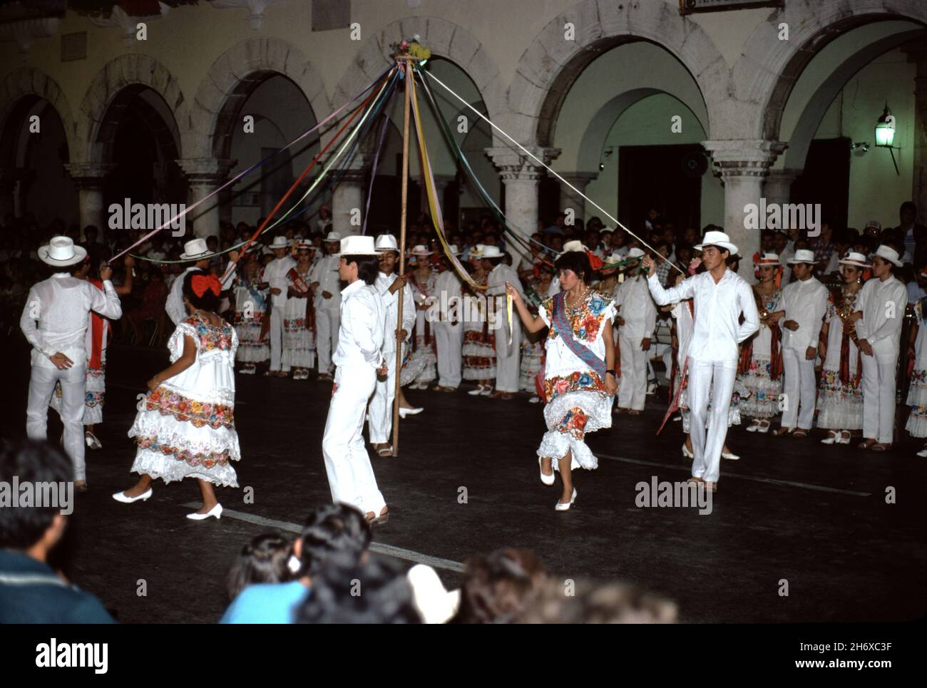 Merida, Yucatan, Mexico. 12/31/1985. New Year’s Eve Dance Festival