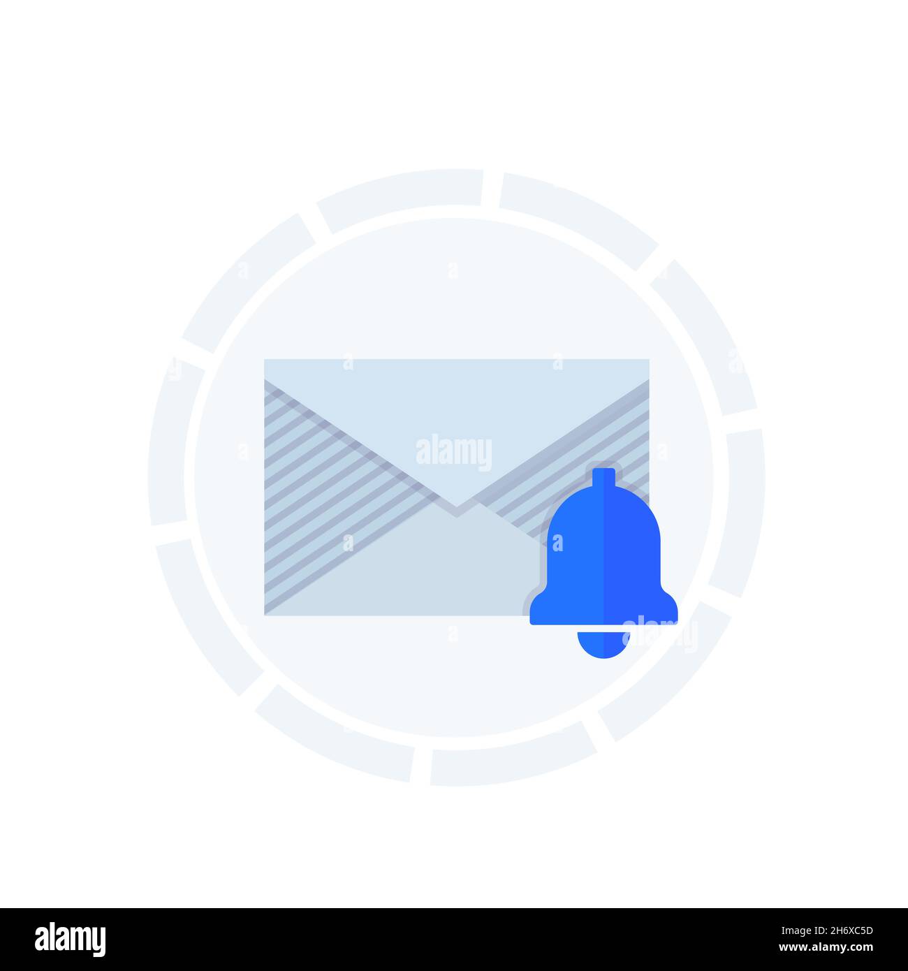 mail notification icon, flat vector Stock Vector Image & Art Alamy