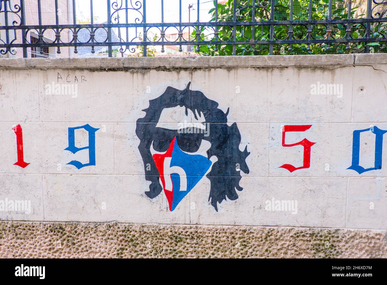 Hajduk Split graffiti  Splits, Graffiti, Soccer club