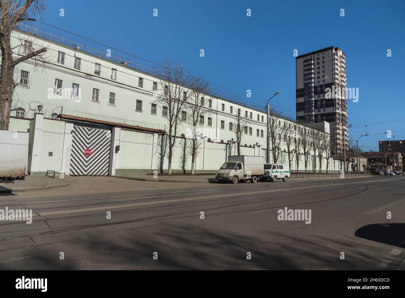 Rostov-on-Don, Russia - March 12, 2021: Building of Remand prison Stock Photo