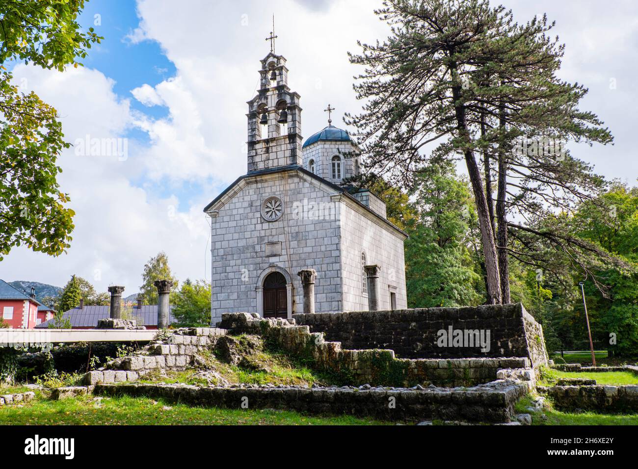 Monastery of Crnojevici, Cetinje, Montenegro, Europe Stock Photo