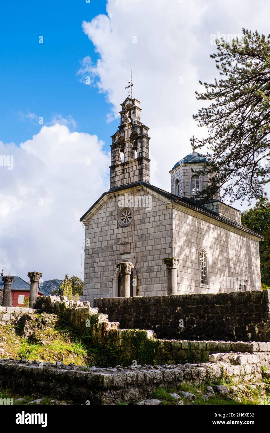 Monastery of Crnojevici, Cetinje, Montenegro, Europe Stock Photo