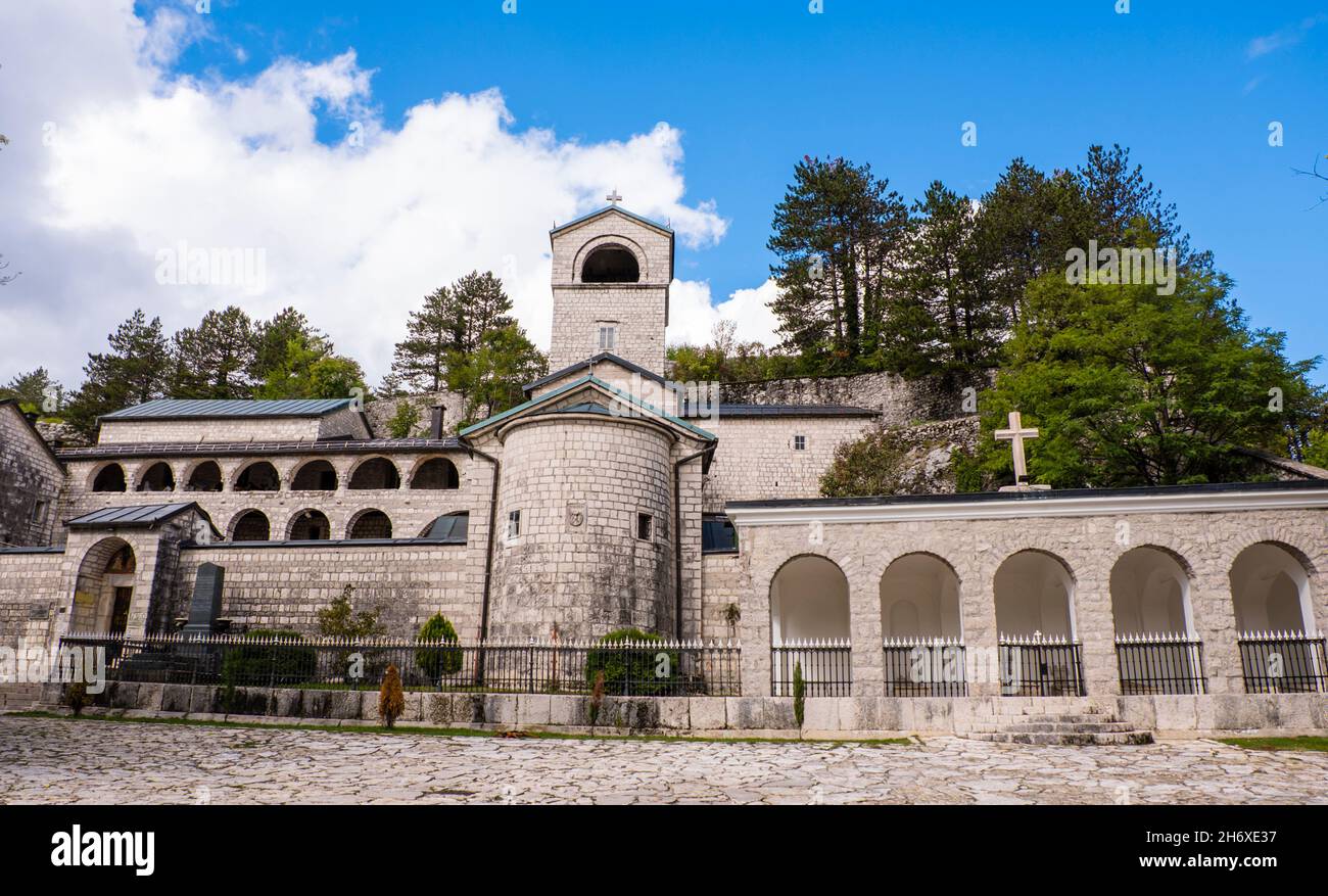 Cetinje manastir, monastery, Cetinje, Montenegro, Europe Stock Photo