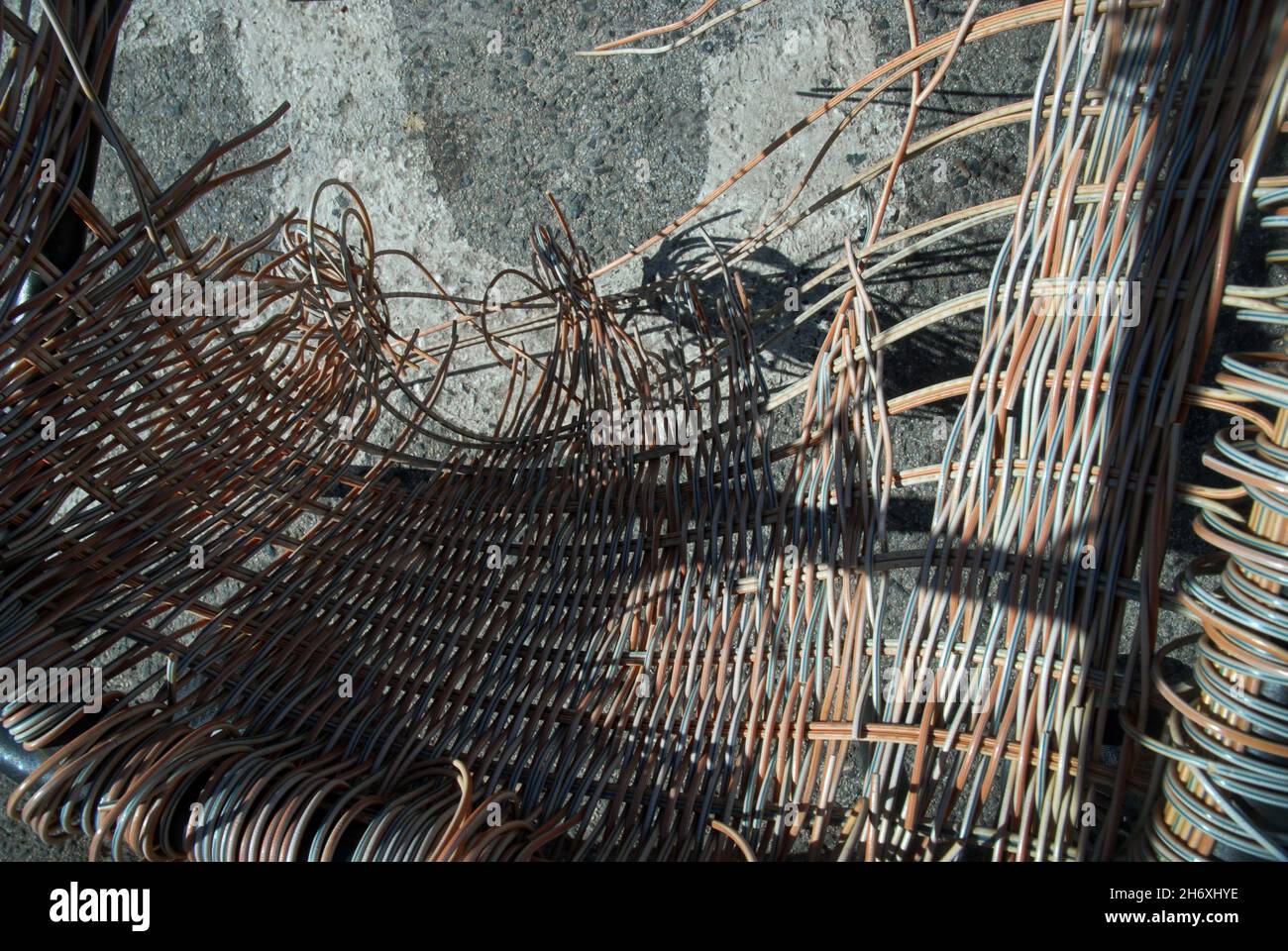 Broken wicker chair, Dubrovnik, Croatia Stock Photo Alamy