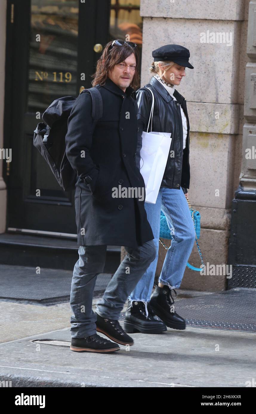 New York - NY - 12/26/2019- Norman Reedus and Diane Kruger shopping in Soho  the day after Christmas -PICTURED: Norman ReedusDiane Kruger Stock Photo -  Alamy