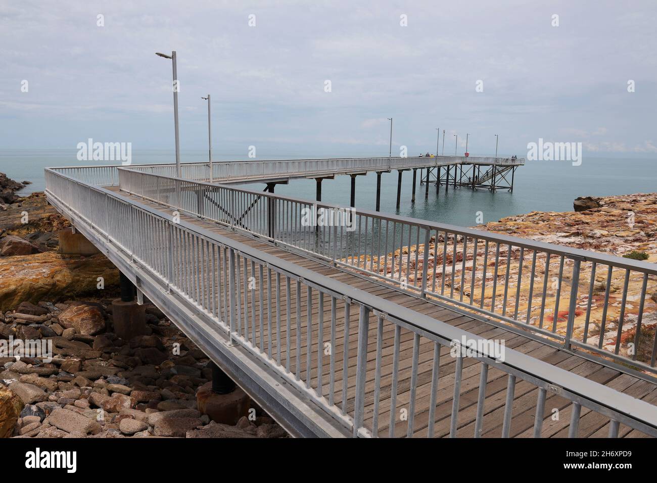 Nightcliff Jetty in Darwin, Northern Territory, Australia Stock Photo