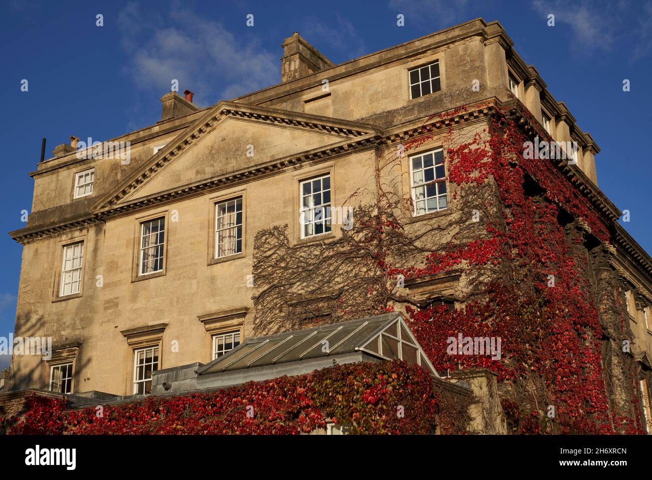 architecture of Queens Square in Bath, Somerset, United