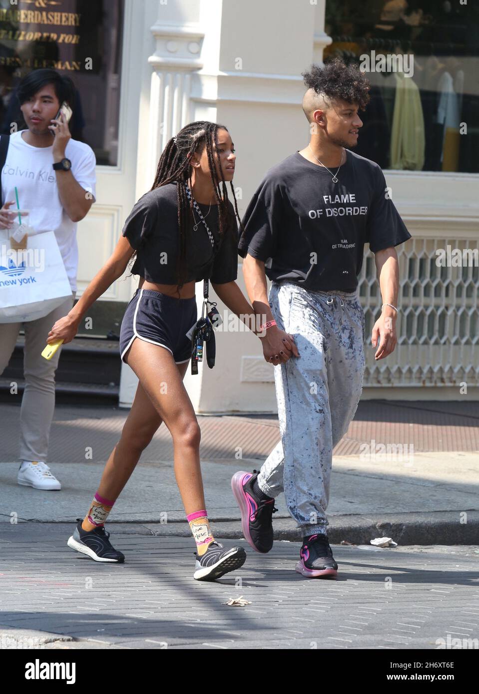 New York - NY - 07/28/2019- Willow Smith and boyfriend Tyler Cole