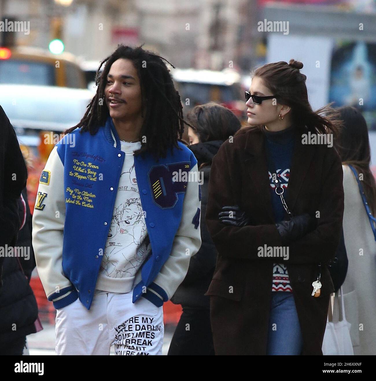 New York - NY - 02/17/2019 - Luka Sabbat and Kaia Gerber Out in Soho