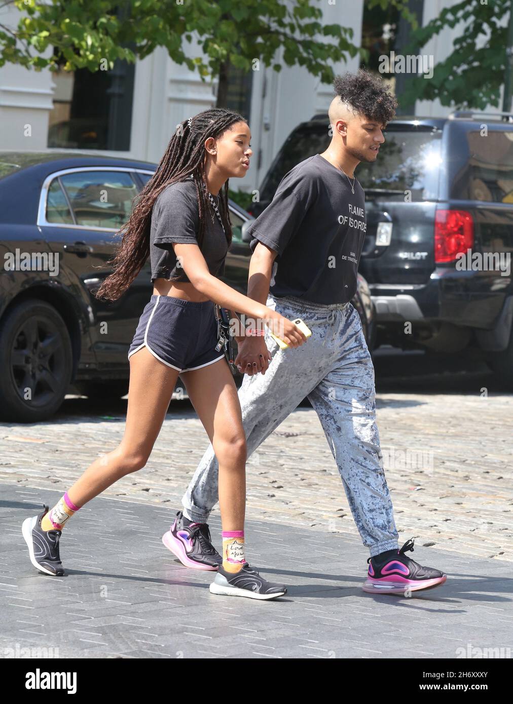 New York NY 07/28/2019 Willow Smith and boyfriend Tyler Cole
