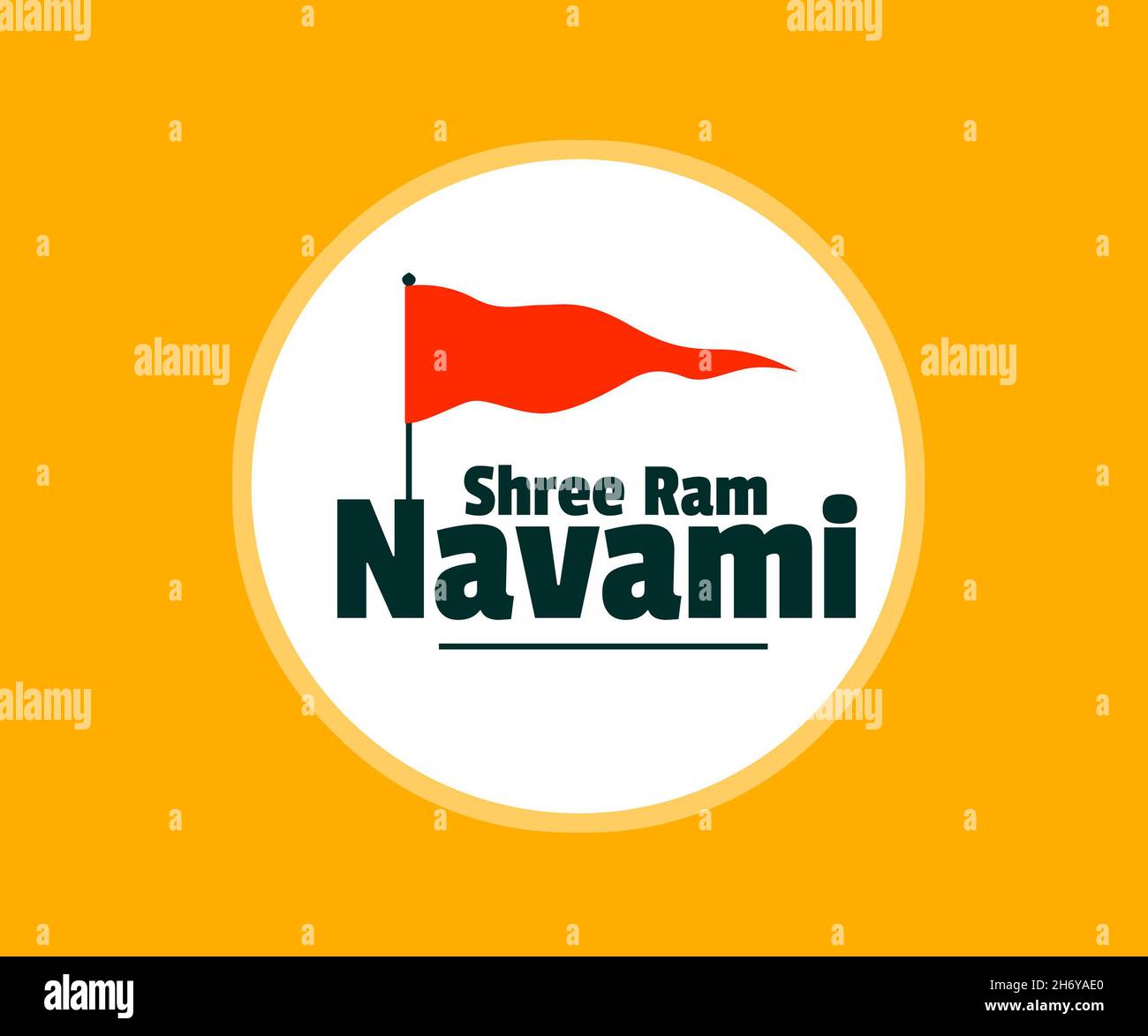 Happy Rama Navami Wishes Company Logo With Name Create Card