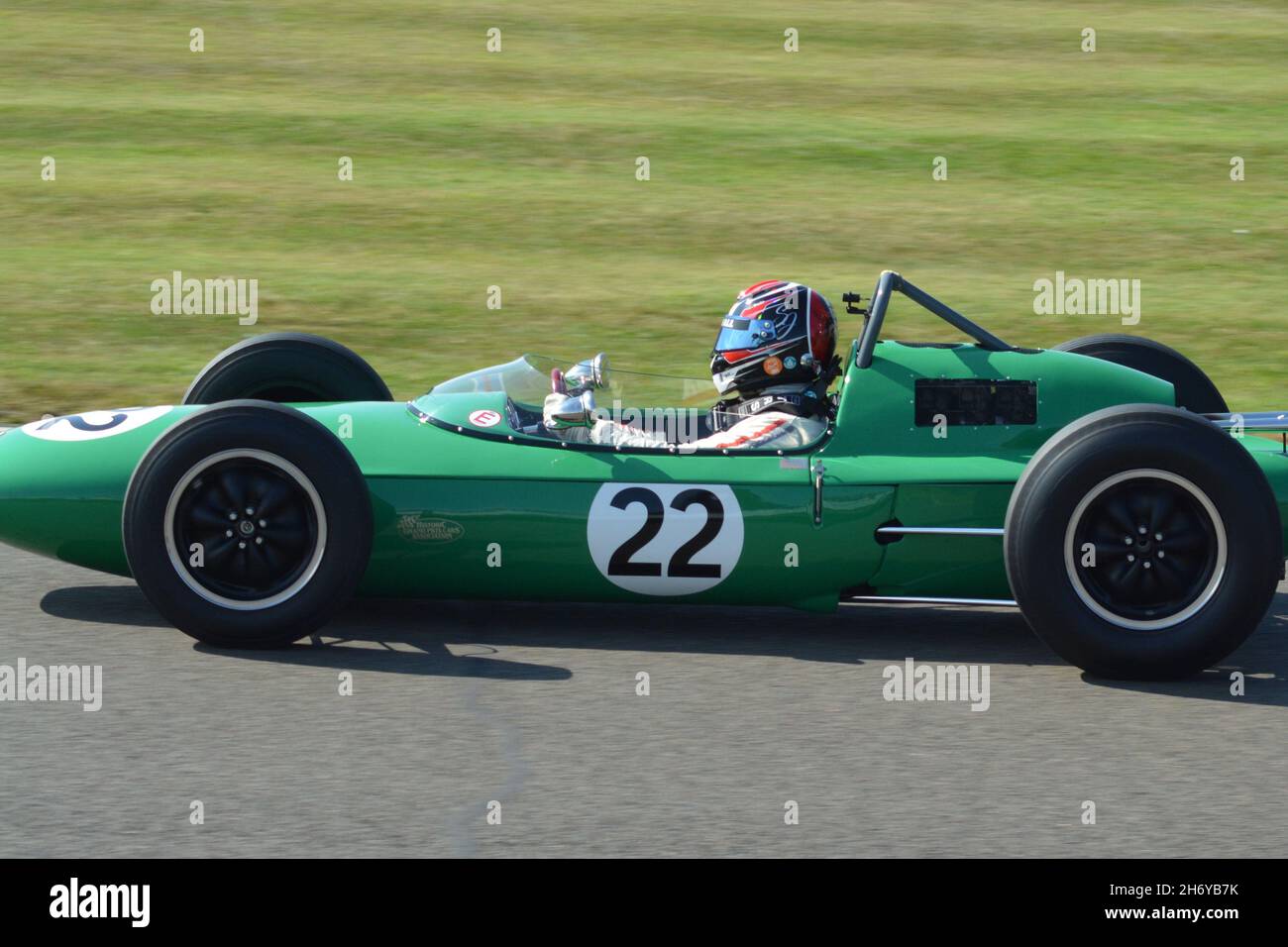 F1 1962 Lotus 24 Climax of  Stephan Jobstl Goodwood Revival  Sep 2021 Stock Photo