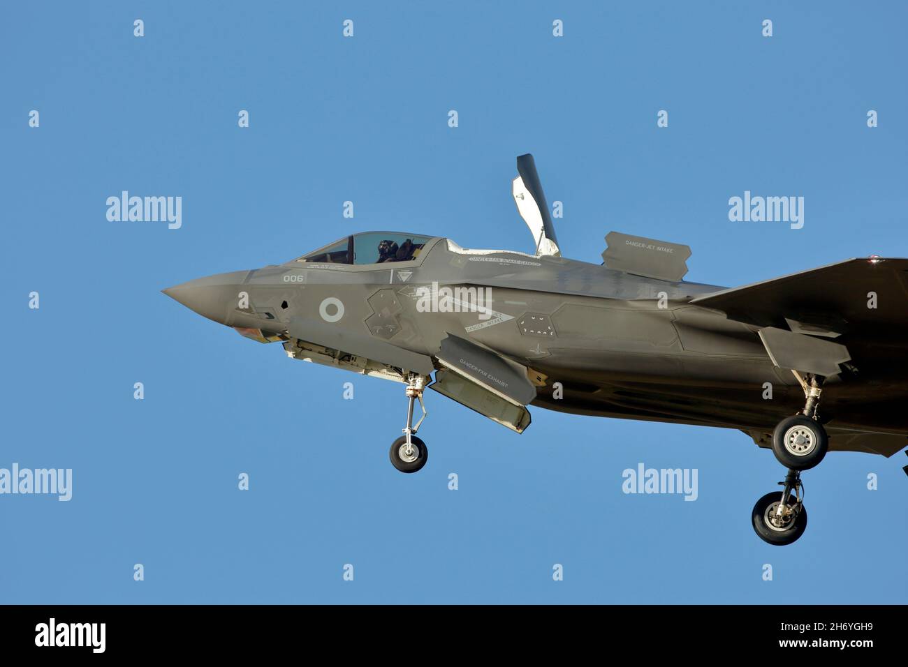 Lockheed Martin F-35B Lightning II, at RAF Marham in Norfolk, England ...