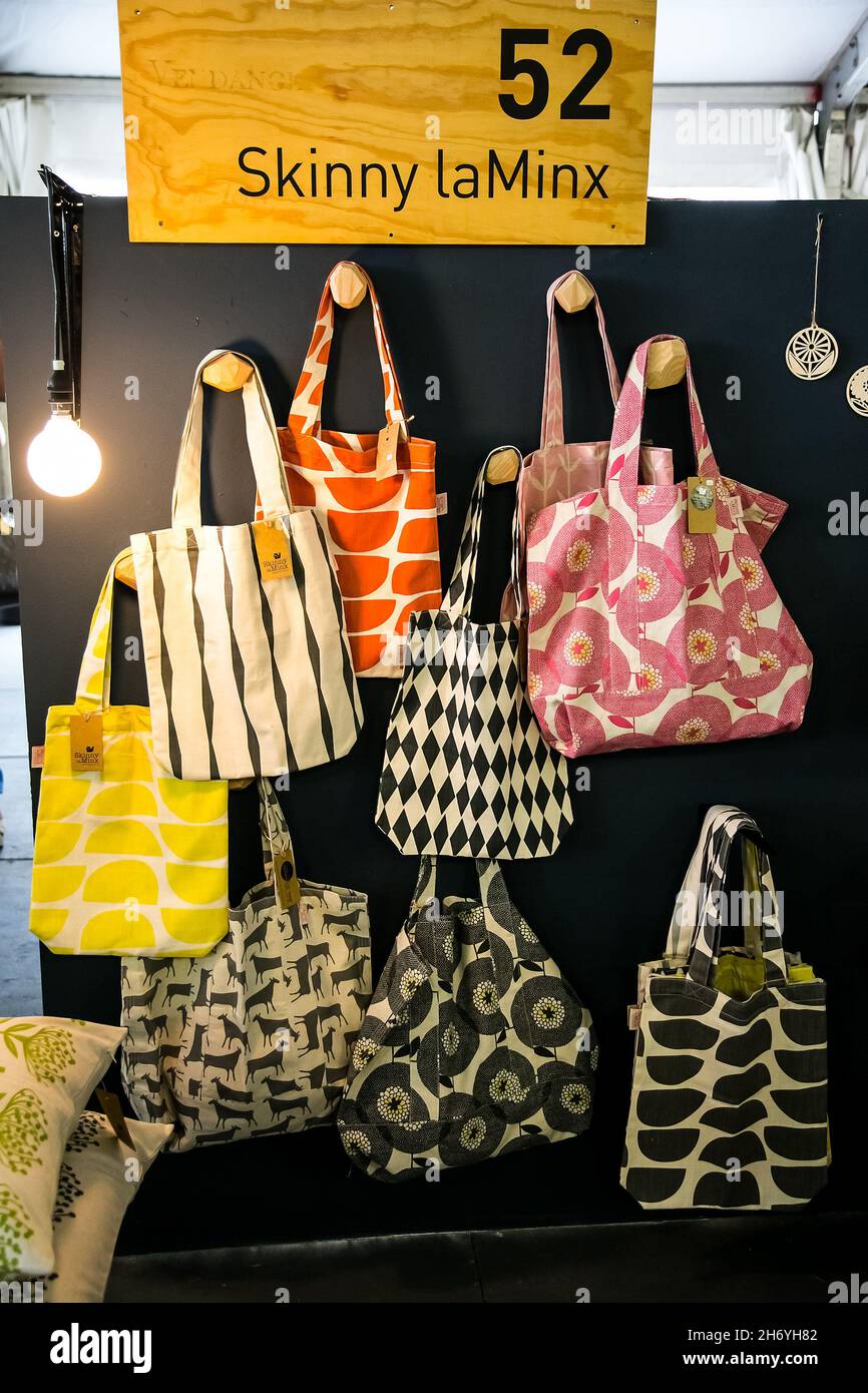 JOHANNESBURG, SOUTH AFRICA Oct 19, 2021 A close up of bags on