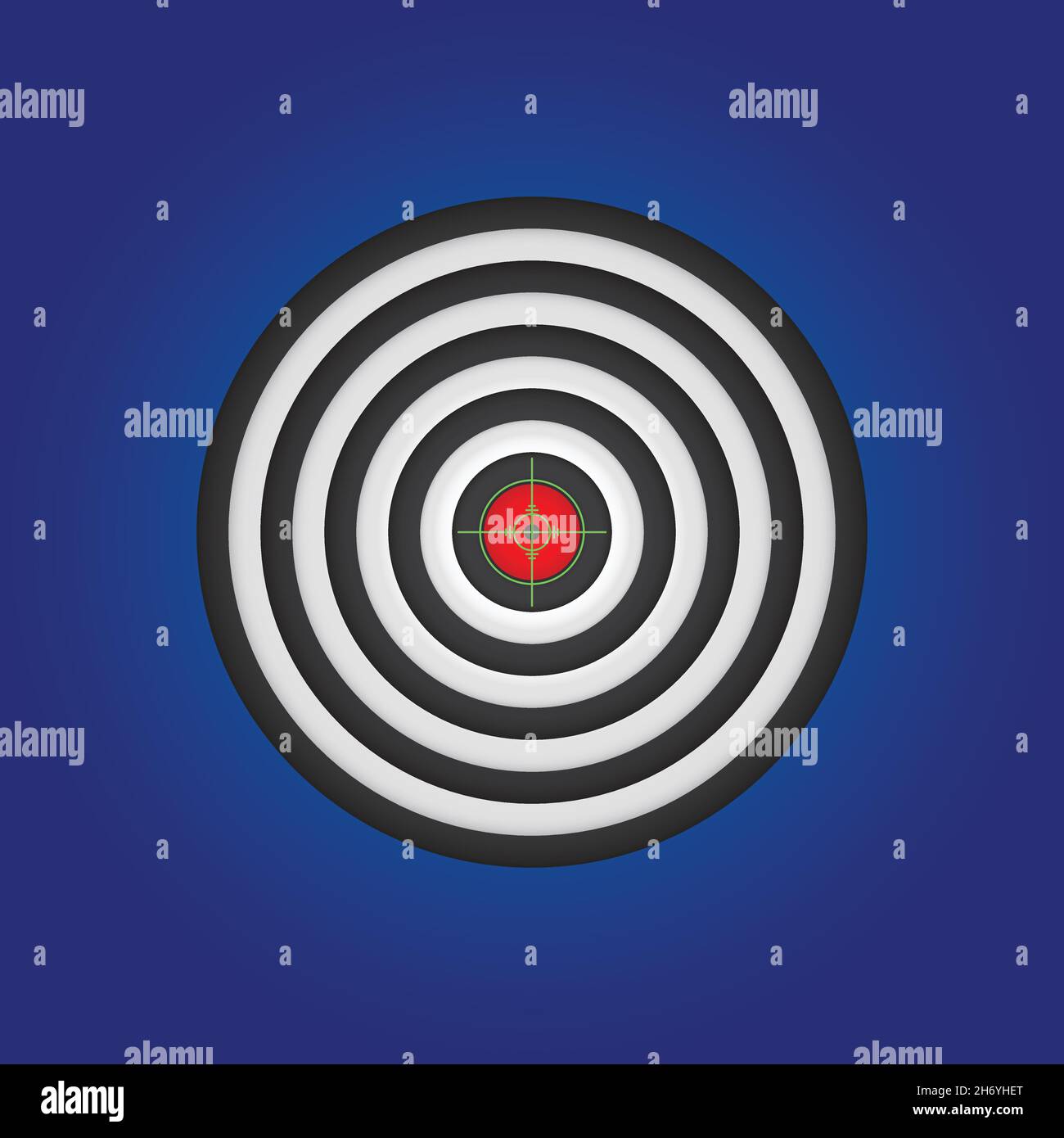 Shooting target aim foresight practice Stock Vector