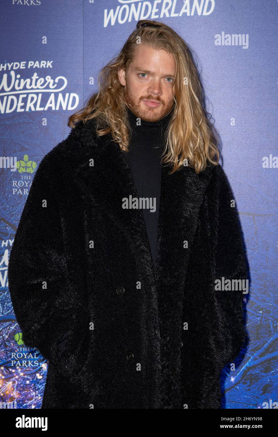 London, UK. 18th Nov, 2021. LONDON, ENGLAND - NOVEMBER 18: Fredrik Ferrier attends the VIP Preview evening of Hyde Park Winter Wonderland at Hyde Park on 18th November 2021 in London, England. Photo Gary Mitchell/Alamy Live News Stock Photo