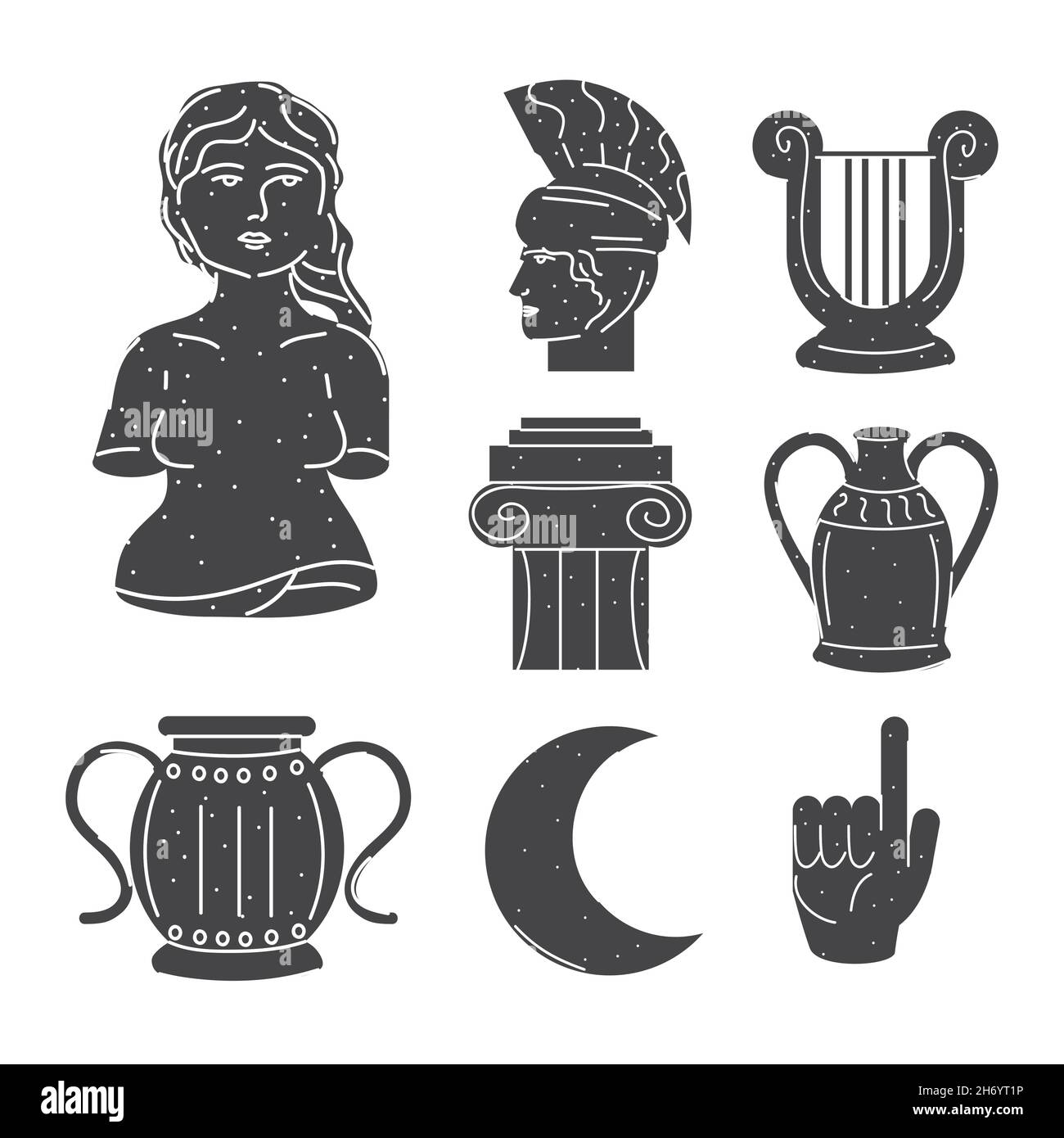 icons greek sculpture Stock Vector Image & Art Alamy