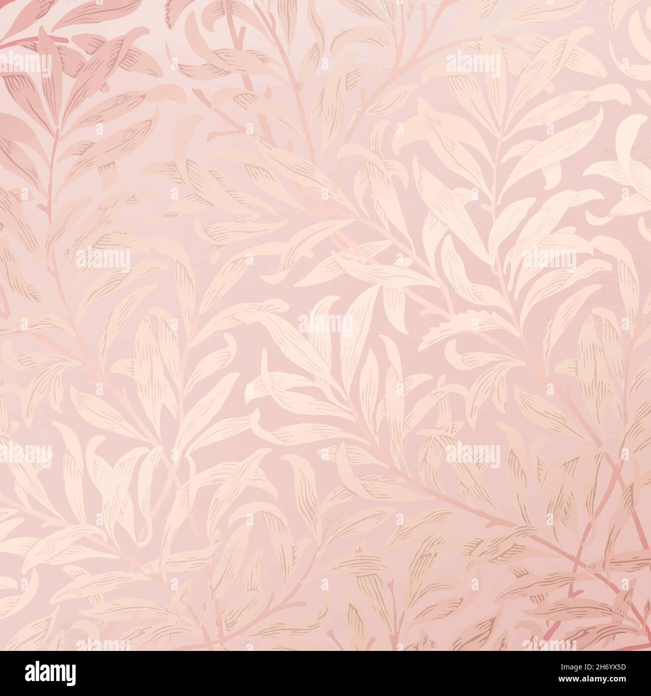 Vintage Floral Background Pink Pattern In Aesthetic Design Vector Stock Vector Image Art Alamy