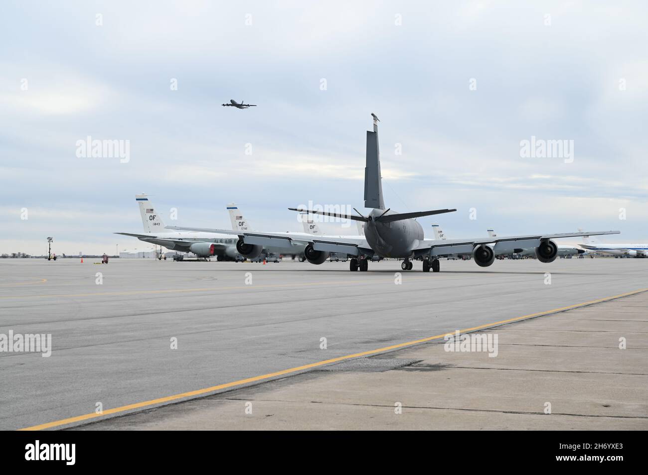 The 155th Air Refueling Wing exercised an Alert Aircraft Repositioning