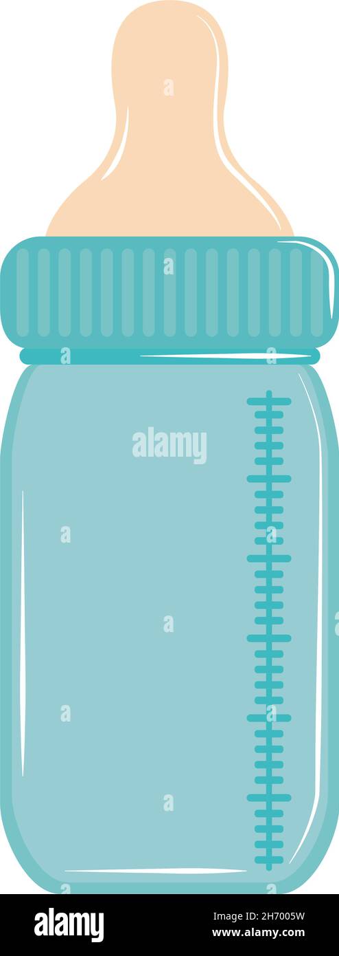 baby milk bottle Stock Vector