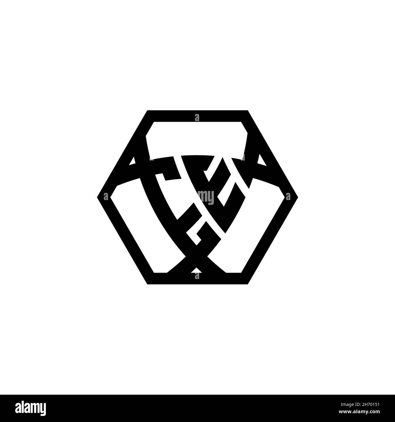 EE Monogram logo letter with triangle shield shape hexagonal rounded. Triangle monogram logo, shield monogram logo, triangle shield letter. Stock Vector