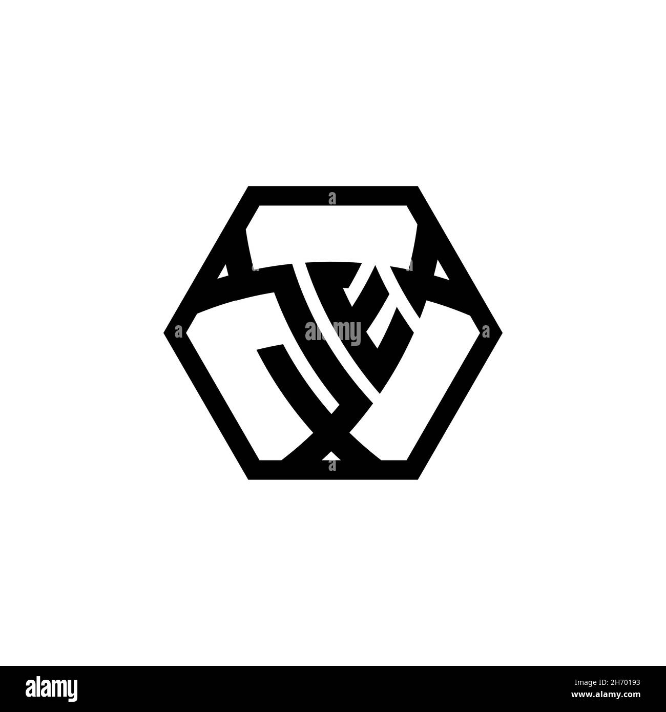 JE Monogram logo letter with triangle shield shape hexagonal rounded. Triangle monogram logo, shield monogram logo, triangle shield letter. Stock Vector