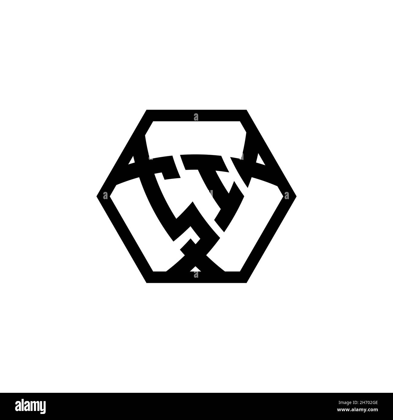 SI Monogram logo letter with triangle shield shape hexagonal rounded. Triangle monogram logo, shield monogram logo, triangle shield letter. Stock Vector