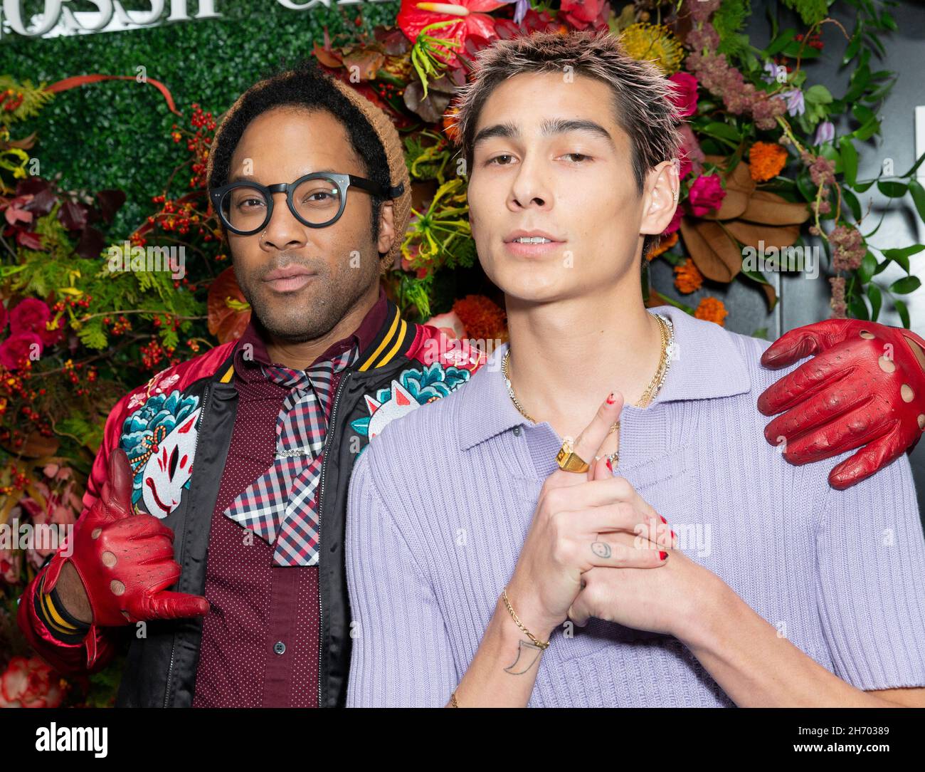 New York, NY - November 18, 2021: Jonathan Fernandez and Evan Mock attend  launch of part 2 of the first season of HBO Max Gossip Girl at 214  Lafayette Street Stock Photo - Alamy