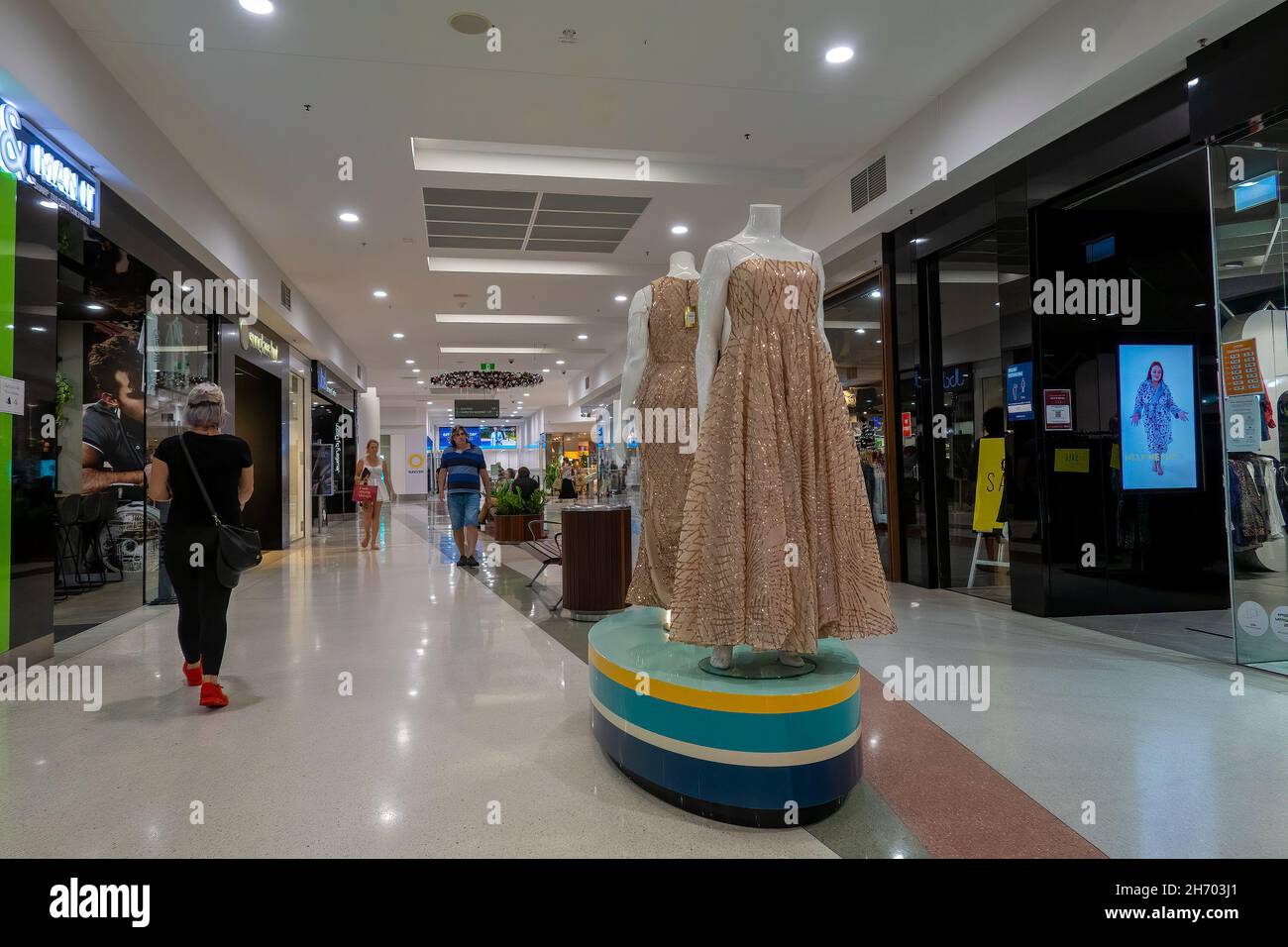 Townsville, Queensland, Australia November 2021 Glamorous gowns for