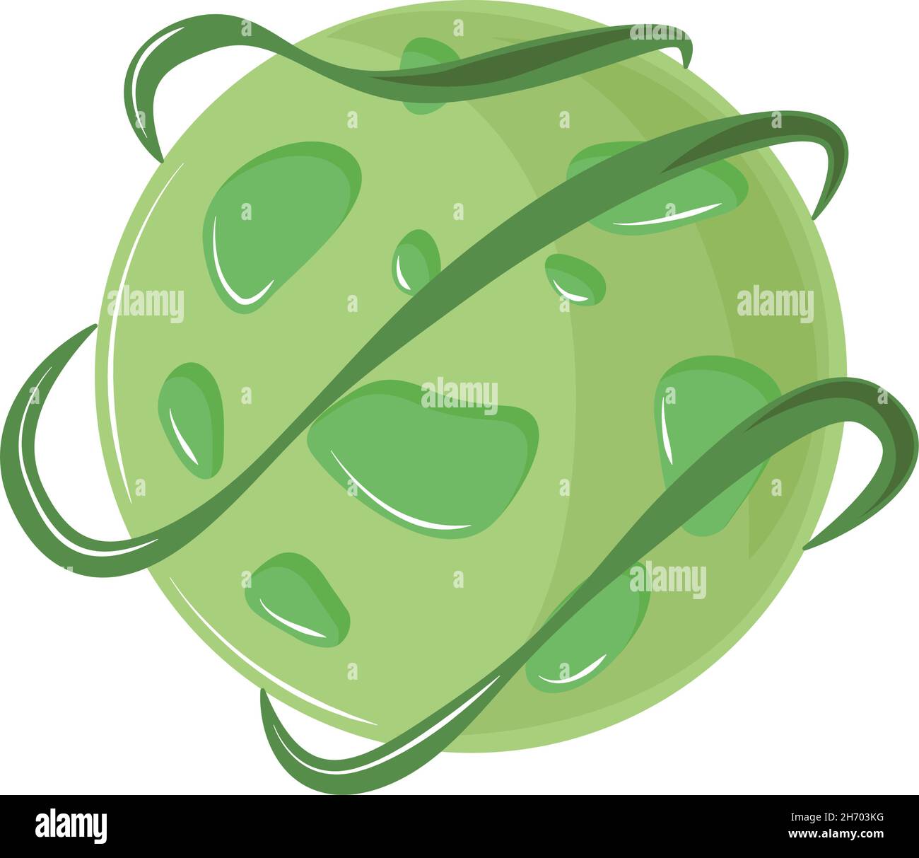 green planet space Stock Vector Image & Art - Alamy