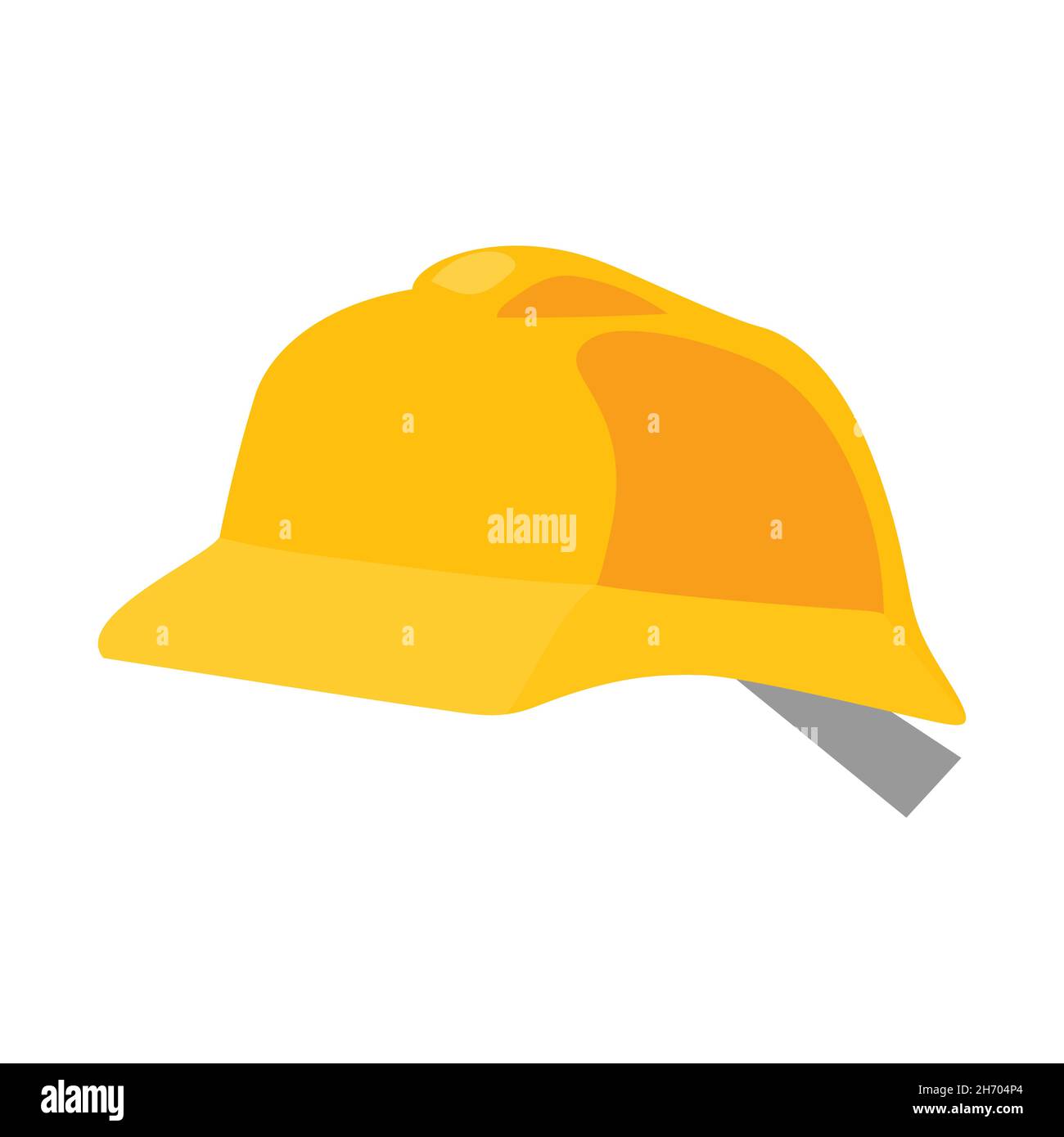 Flat vector icon illustration of helmet icon isolated on white ...